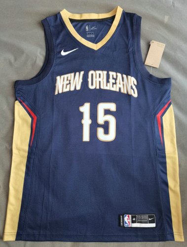 NBA 15 Alvarado New Orleans Pelicans Maillot Marine